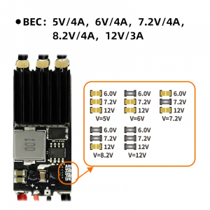 SEQURE SQESC 28120 Brushless Electric Speed Controller 2-8S