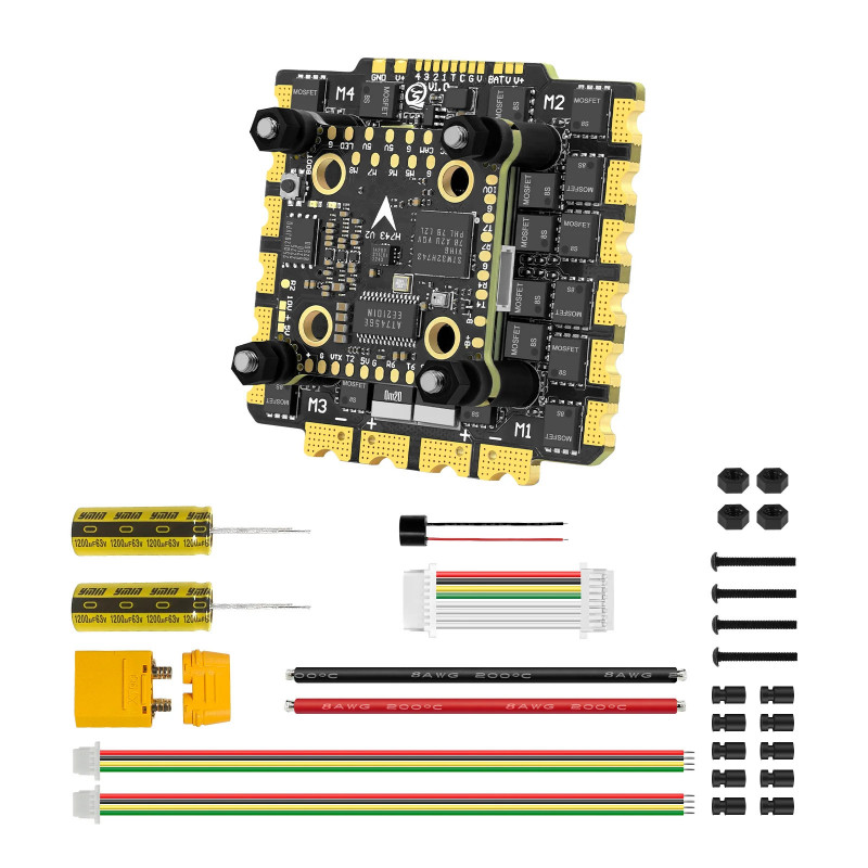 SEQURE H743 & E70 G1 Stack FC MPU6000 70A 128K ESC 4-8S