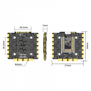 SEQURE E130/E160 G2 4-8S/4-12S 130A/160A 4IN1 ESC
