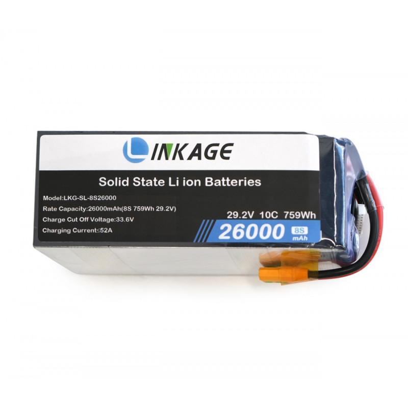 8S 29.2V 26Ah Solid State 320Wh/kg High Energy Density Battery for Vtol Drone