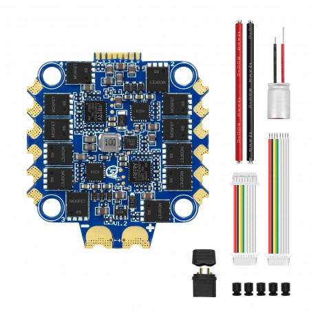 SEQURE Blueson A2 6S 8S 70A ESC with AM32 or BLHeli_32 Firmware 128KHz 4IN1 ESC